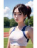 陸上女子の健康的肉体美を激写してみた！ AI生成ヌードグラビアCG集