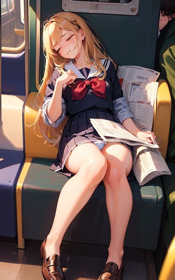 電車でしちゃっていいんだよっ 画像1