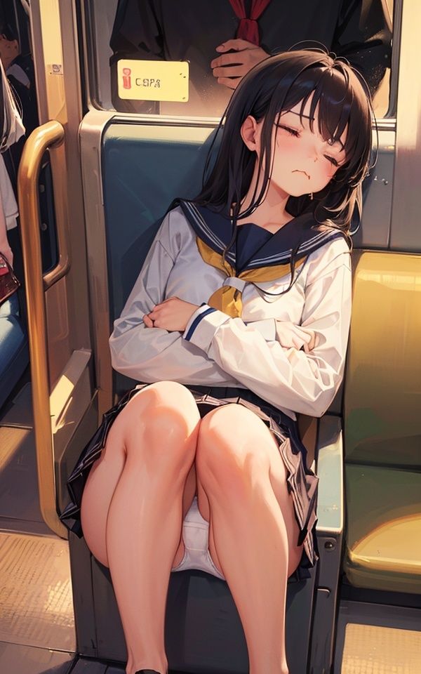 電車でしちゃっていいんだよっ 画像3