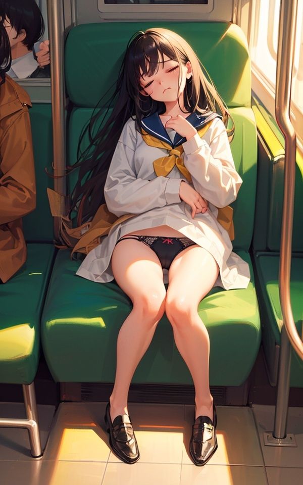 電車でしちゃっていいんだよっ 画像4