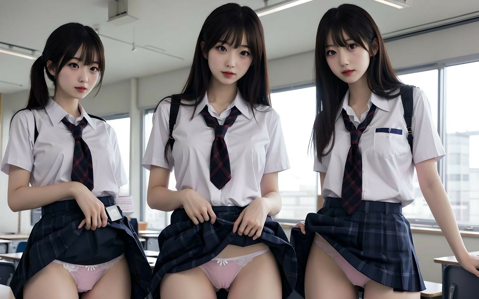 女子校生のハーレム学園1