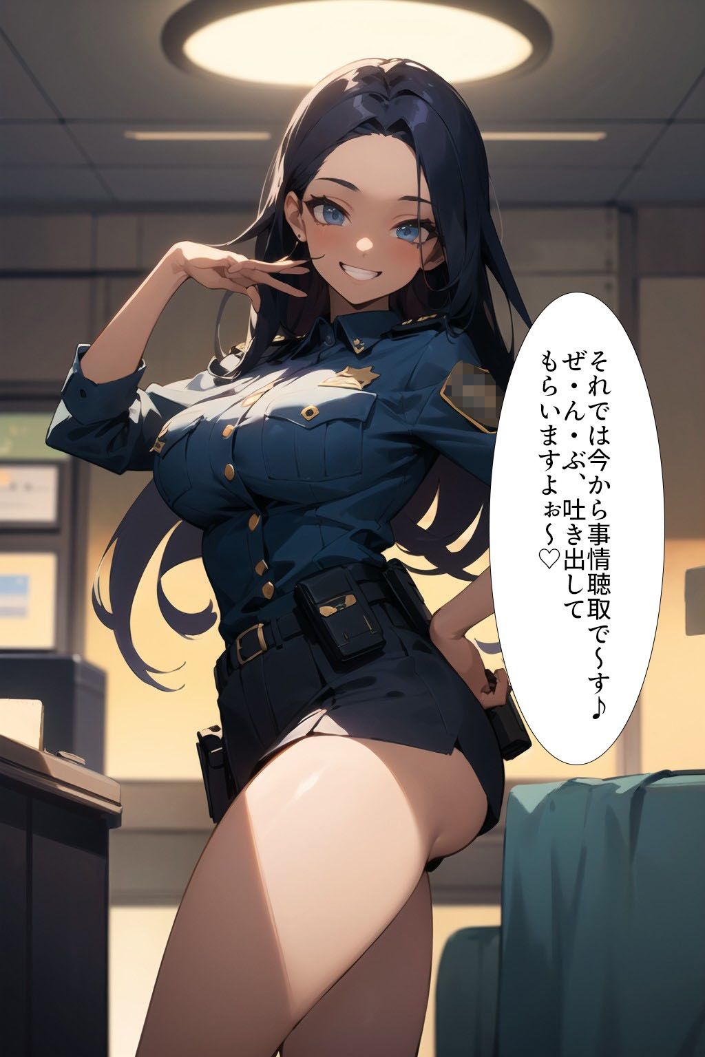 巨乳警官のおしごと 画像2