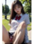 公園露出少女