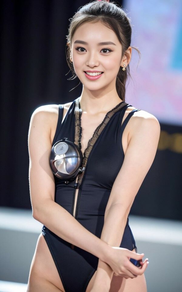 サンプル画像5:AI photobook 新体操2(AI_GravureArt) [d_328970]