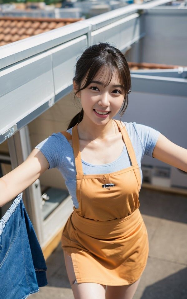 サンプル画像4:AI photobook 洗濯(AI_GravureArt) [d_329012]