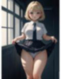 パンチラ女子〇生9 画像1