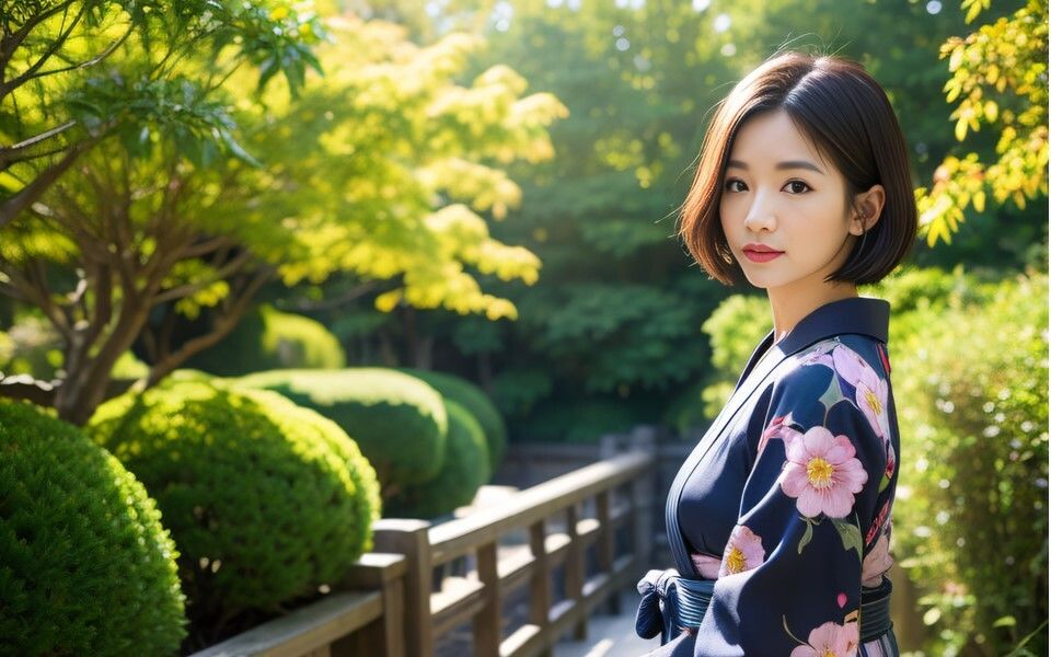 サンプル画像1:AI photobook 日本庭園2(AI_GravureArt) [d_329058]