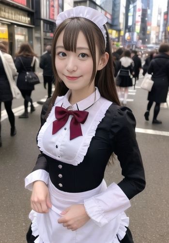 AI 日本モード 画像シリーズ 秋葉原 メイドファッション 編 画像4