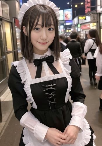 AI 日本モード 画像シリーズ 秋葉原 メイドファッション 編_6