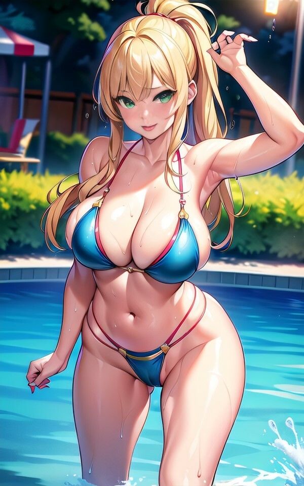 サンプル画像4:AI Artworks 水着4(AI_GravureArt) [d_329682]