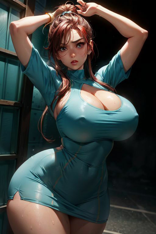 爆乳AIどすけべカットドレス1 画像6