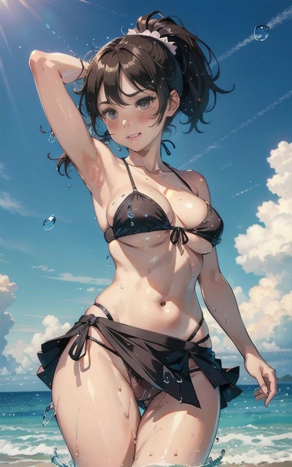 サンプル画像1:AI Artworks水着6(AI_GravureArt) [d_330205]