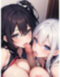 巨乳チアガールとハーレムエッチ