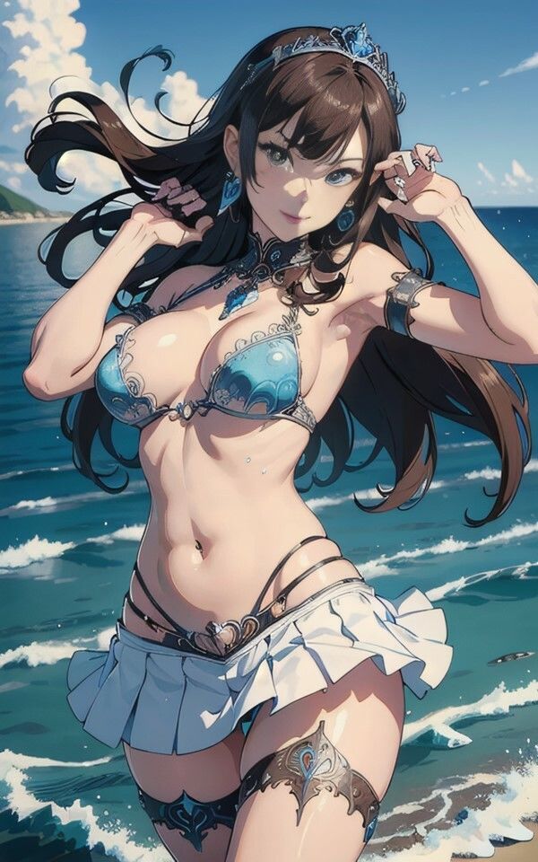 サンプル画像2:AI Artworks お姫様(AI_GravureArt) [d_331010]