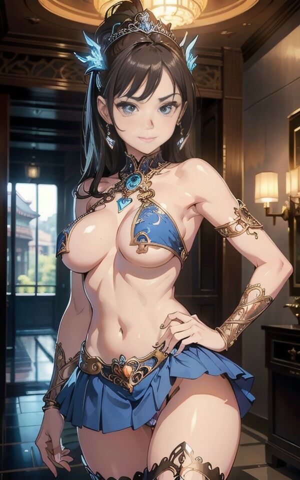 サンプル画像6:AI Artworks お姫様(AI_GravureArt) [d_331010]