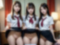 女子校生極ハーレム【超リアルCG集】 画像4