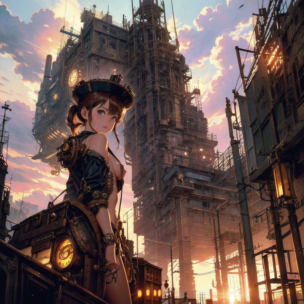 Steampunk-ai-nude 画像1