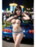 カスタムカーキャンペンガール2024カスタムカー展示会でコンパニオンが大胆露出！セクシー衣装で乳首もポ〇リ！！