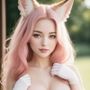 AI美女写真集Vol.101:付け耳ピンクグラマラス（全111ページ）sr