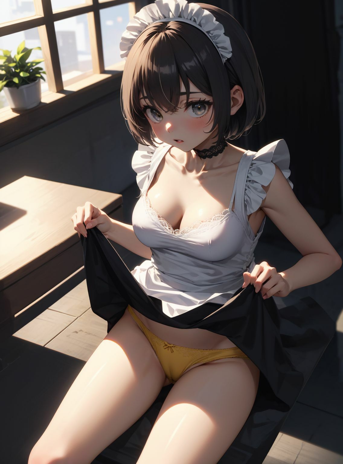 パンチラ巨乳メイド2 画像7