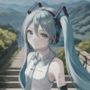 初音〇クとお外でハメ撮り
