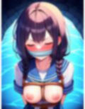 女の子を監禁しておっぱいを堪能するAIイラスト集