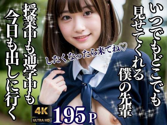 授業中もいつも見せてくれる僕の先輩  今日も出しに登校【授業中も通学中もいつも見せてくれる僕の先輩今日も出しに登校】