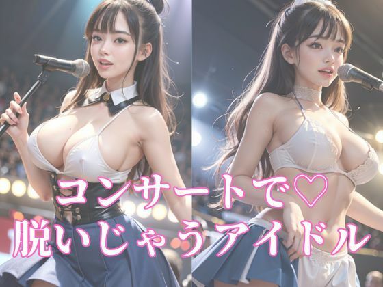 コンサート中なのに脱いじゃうアイドルたち_1