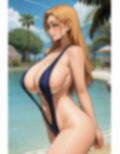 爆乳AI紐水着1 画像2
