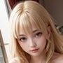 金髪ちっぱい AI生成ヌードグラビアCG集