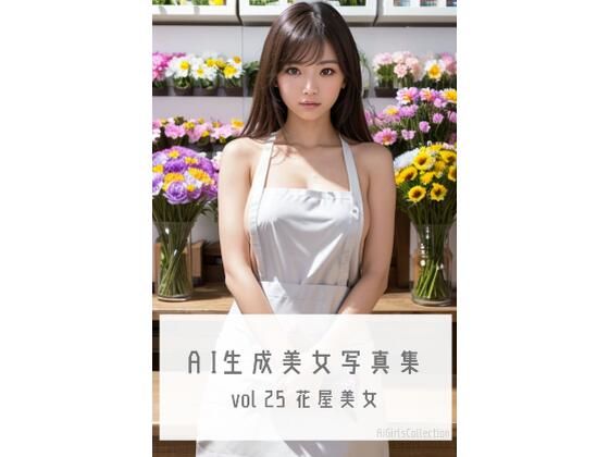 AI生成美女写真集 vol25 花屋美女_1