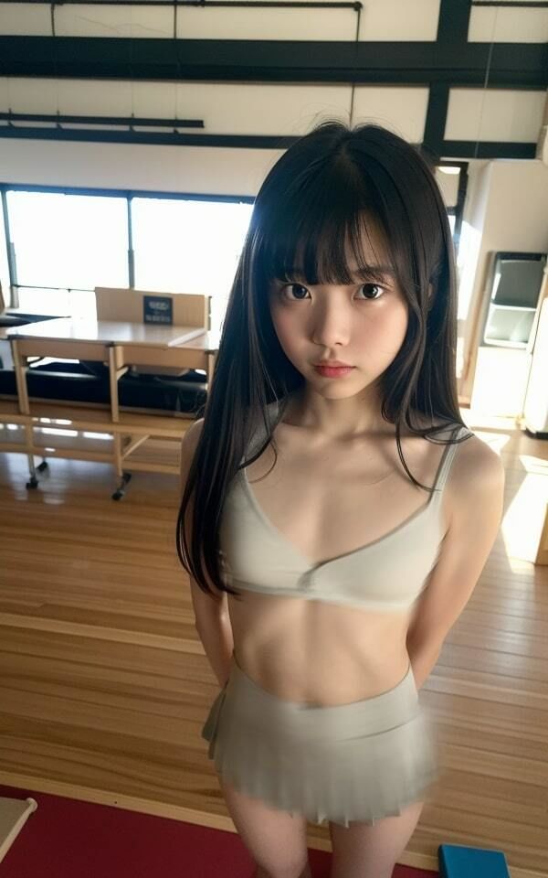 【地味っ娘】【ちっぱい】放課後、誰もいない教室で〜パンツまでしかダメだよっ！〜4