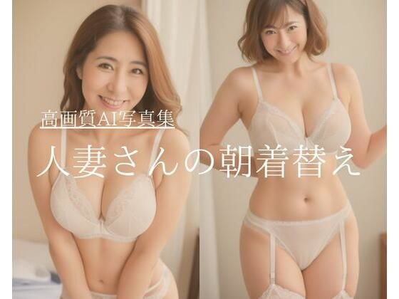 人妻さんの朝着替え