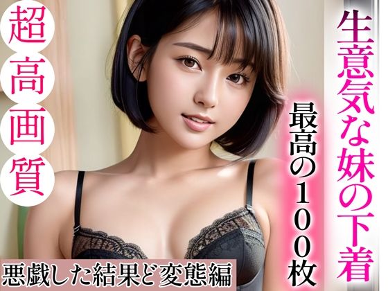 ストーリ付き写真集の高評価【【超高画質グラビア写真集】生意気な妹の下着。最高の100枚～悪戯した結果ど変態に編～】