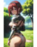【美少女研究本】赤髪戦士の中出し絵巻