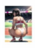 巨尻陸上いらすとれいてっど 世界中の巨尻美女アスリートの大会公式イラスト集 画像2