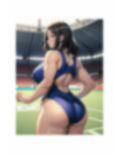 巨尻陸上いらすとれいてっど 世界中の巨尻美女アスリートの大会公式イラスト集 画像3