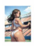 巨尻陸上いらすとれいてっど 世界中の巨尻美女アスリートの大会公式イラスト集 画像4