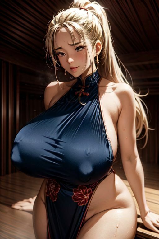 爆乳AIセクシーチャイナドレス1 画像6