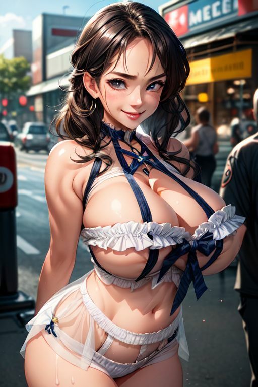 サンプル画像5:爆乳AI淫乱ランジェリー1(AI出版) [d_337802]