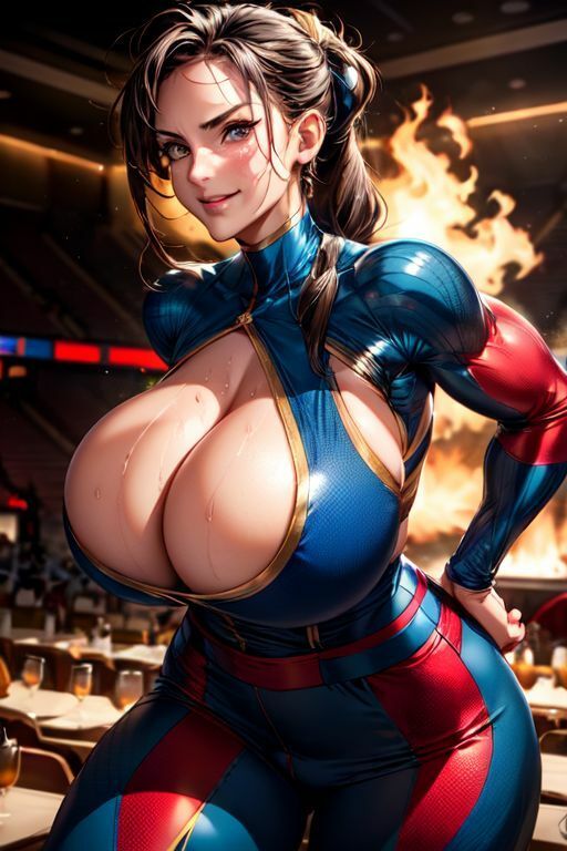 爆乳AIプエルトリコ衣装19