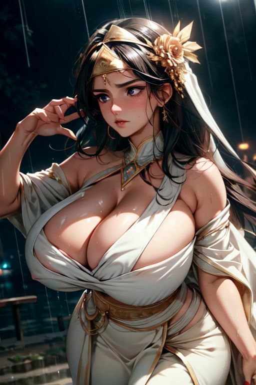 サンプル画像6:爆乳AIゴースト衣装1(AI出版) [d_337812]