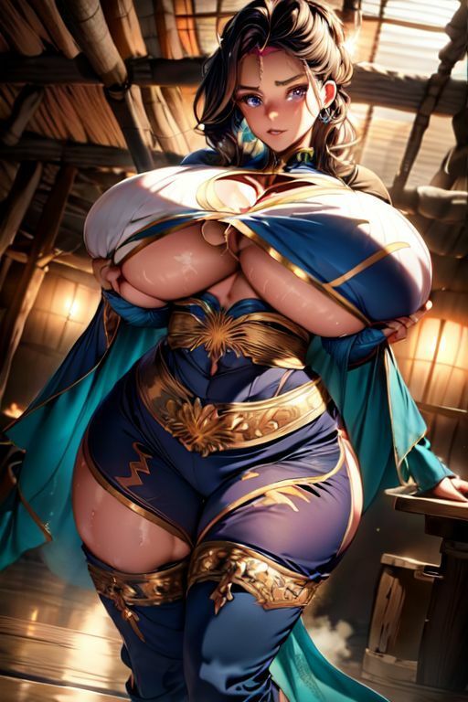 爆乳AIクロップシャツ下乳1 画像3