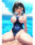 エッチなスク水JKが学校で水着のまま中出し種付け！
