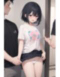 屈辱のパンチラ〜黒髪白T美少女編〜