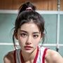 高身長スレンダーな女子バレー選手にセクハラトレーニング