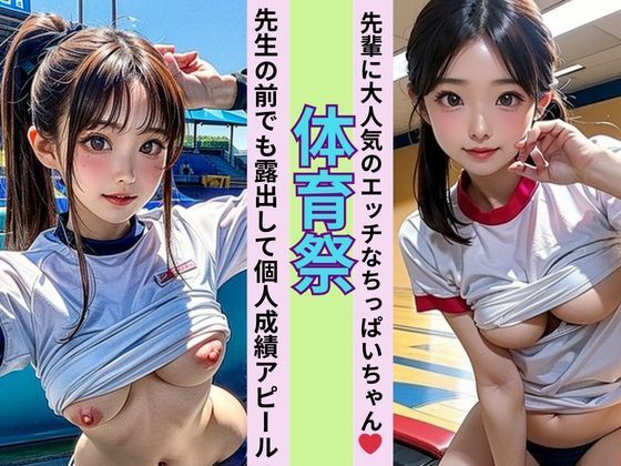 体育祭 〜先輩に大人気のエッチ大好きちっぱいちゃん！先生の前でも露出して個人成績アップを図る〜_1