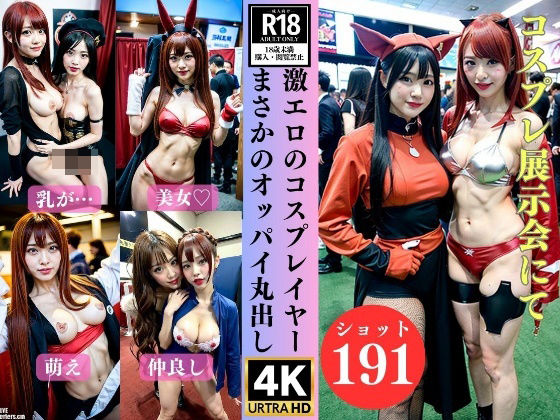 激エロのコスプレイヤー～展示会でオッパイ丸出し191人～【激エロのコスプレイヤー～展示会でオッパイ丸出し191人～】