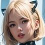 【AIグラビア巨乳美女写真集】Vol.16金髪サイボーグの天使さん