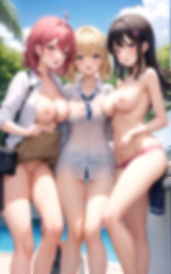 巨乳で可愛いクラスでカースト上位の美少女たちの恥じらい_4